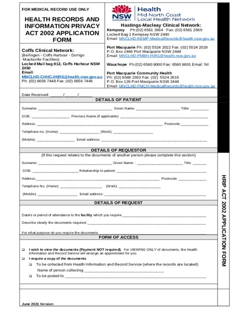 Request For Ination Procedure St Vincent S Private Doc Template