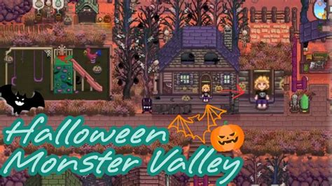 [스타듀밸리] 6 할로윈 몬스터밸리 농장 투어 Stardew Valley Farm Tour With Monster Scary Halloween Youtube