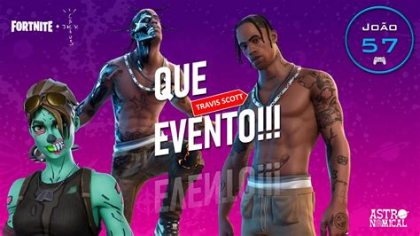 SHOW DO TRAVIS SCOTT NO FORTNITE EVENTO AO VIVO YouTube