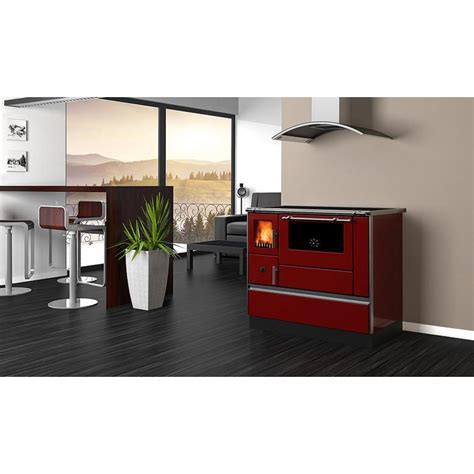 Wood Cooker Stove Alfa Plam Dominant H Red Kw Top Prices