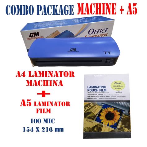 Geomaster Laminator Machine A4 Laminator Free Round Corner Paper