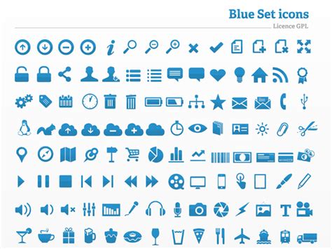 Icon Pack Blue At Vectorified Collection Of Icon Pack Blue Free