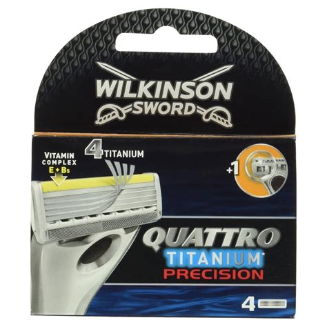 Wilkinson Sword Quattro Titanium Precision Klingen St Ck Amazon De