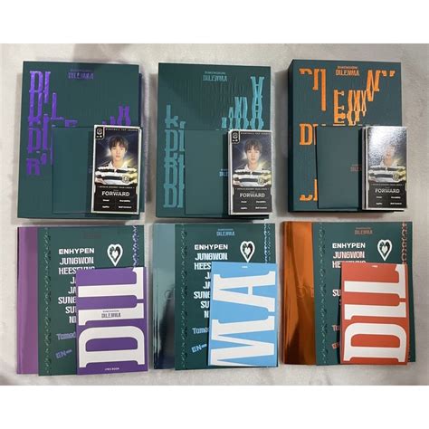 Enhypen Dimension Dilemma Unsealed Album Set Shopee Singapore