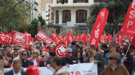 Manifestación Del 1 De Mayo En València