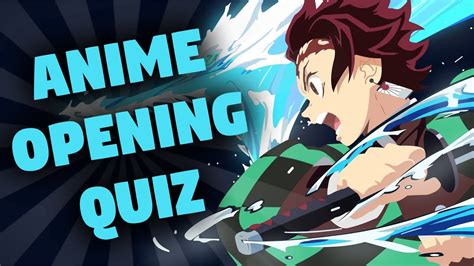 GUESS THE ANIME OPENING QUIZ CHALLENGE VERY EASY OTAKU YouTube