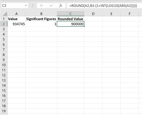 How To Round To Significant Figures In Excel