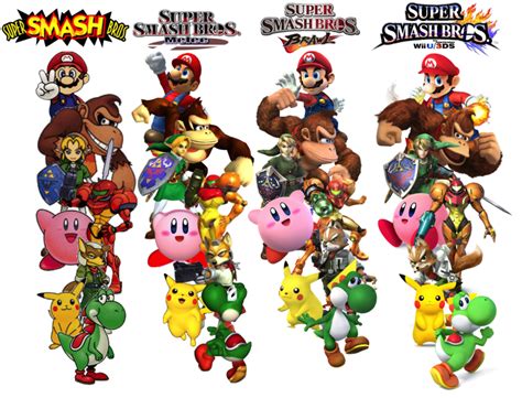 Evolution Of Super Smash Bros