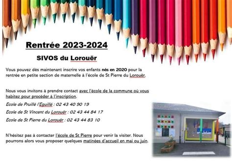 Actualités Rentrée scolaire 2023 2024 Actualité illiwap de Mairie