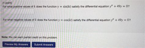 Solved Point For What Positive Values Of K Does The Chegg