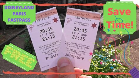 Fast Pass Disneyland Paris Youtube