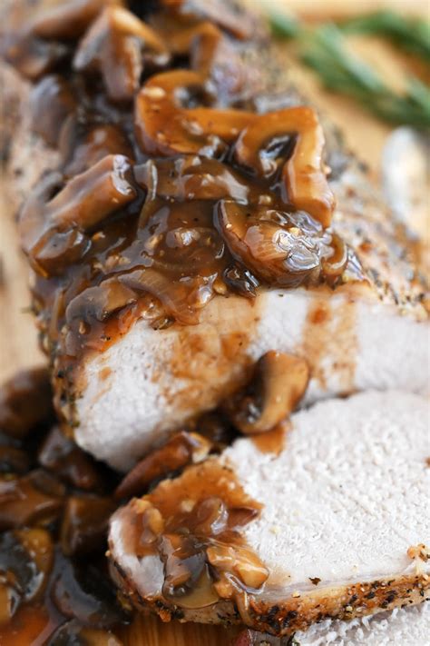 The Ultimate Pork Loin Roast With Mushroom Sauce Craving Tasty