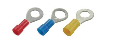 Ring Terminals Heavy Duty 2 8 AWG Vinyl Insulated