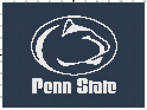 Kendra's Crocheted Creations: Penn State Nittany Lion graph