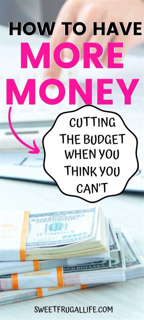 Extreme Ways to Cut Your Budget - Sweet Frugal Life