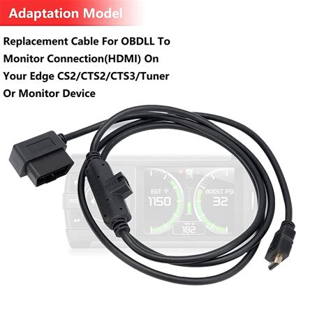 Edge Products Replacement Obdii Hdmi Cable Cs Cts Cts Plug Monitor