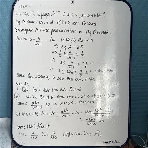 Bonjour Besoins D Aide Pour Un Dm De Math Matiques Niveau Terminale