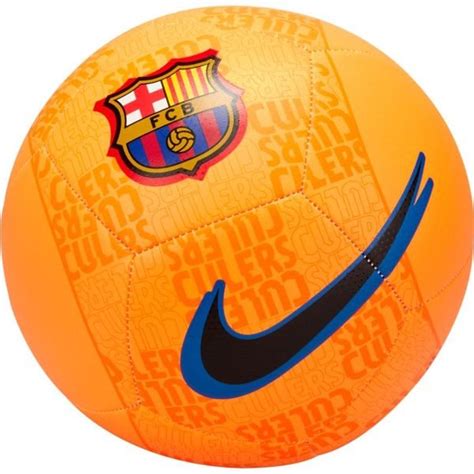 FC Barcelone Ballon Pitch Orange Bleu Noir Unisportstore Fr