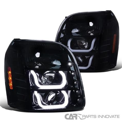 Spec D 2007 2014 GMC Yukon XL Denali Dual U Shape Halo Projector