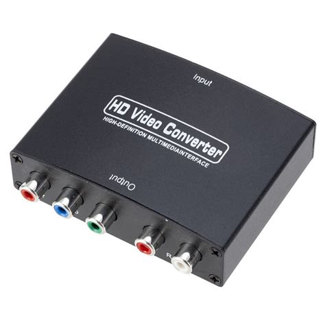 Febt Hd P Compat Vel Hdmi Para Rca Rgb Componente Ypbpr