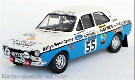 Schaalmodel Ford Escort Mk I Rhd No 55 Rallye Wm Rac Rallye