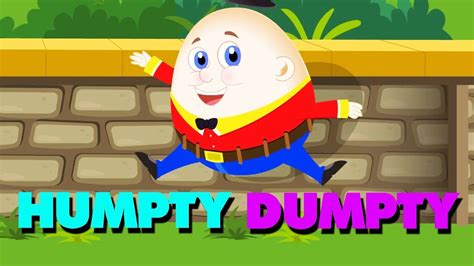 Humpty Dumpty Sat On A Wall Nursery Rhymes Kids Song Learning And English