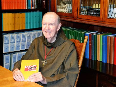 Fr John Keane With Book Franciscan Friars Of The Atonement