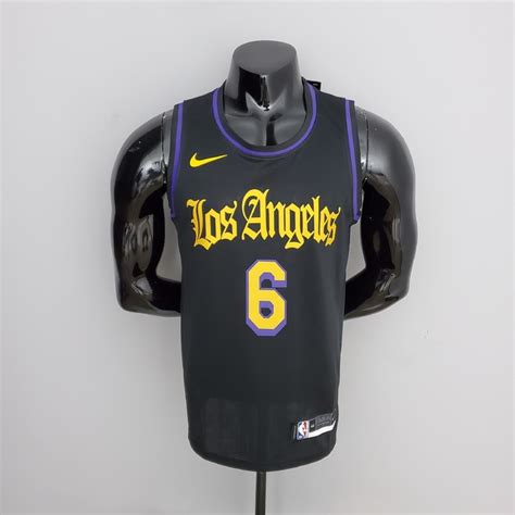 Regata Nba Los Angeles Lakers N Lebron James Nike Masculina Preto