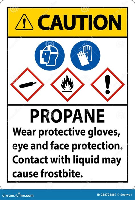 Signo De Reducci N De Gases Inflamables Propano De Precauci N