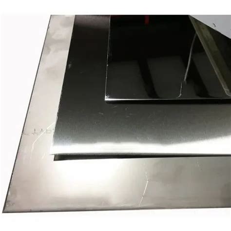 Rectangular Mirror Finish Stainless Steel Sheet Steel Grade Ss L