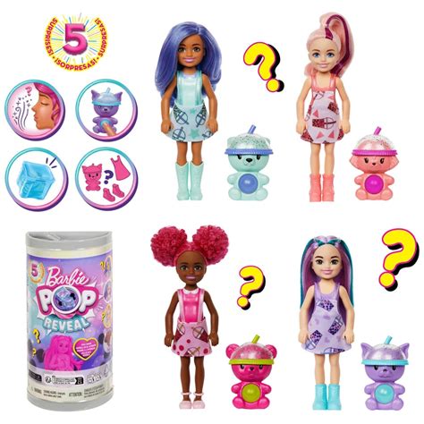 Barbie Pop Reveal Puppe Bubble Tea Chelsea Sortiert Smyths Toys