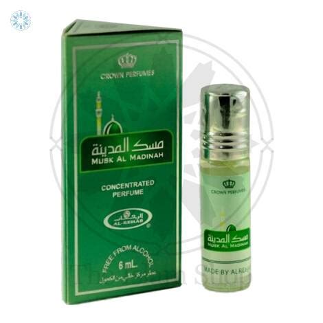 Perfumes Al Rehab Musk Al Madinah Roll On 6ml Perfume Oil Ittar