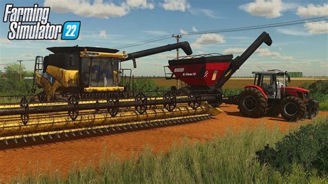 PRIMEIRA SAFRA DE SOJA NO NOVO CAMPO Farming Simulator 22 COLONOS