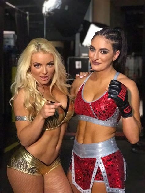 Strength Fighter Sonya Deville Mandy Rose Lesbian Lovers