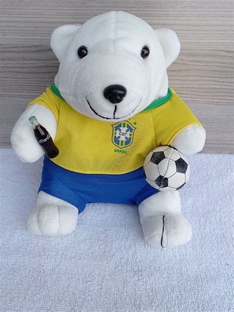 Urso Coca Cola Futebol Cacareco Coca Cola Usado Enjoei