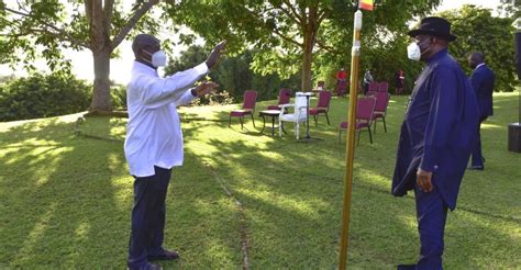 Museveni Meets Ex Nigeria President Goodluck Jonathan Chimpreports