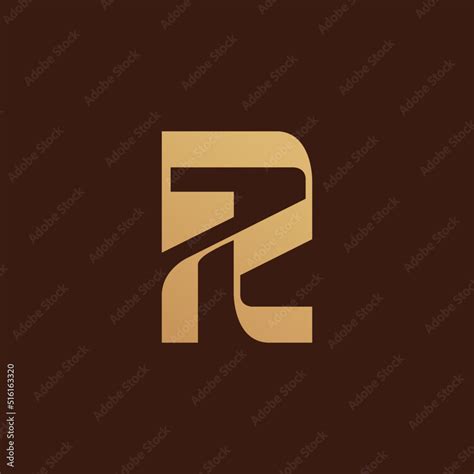 Letter R Elegant Monogram Logo Initial R Luxury Alphabet Modern