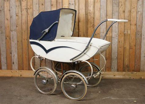 Oude Wit Blauwe Kinderwagen Mutsaerts Belgi Verkocht De Kofferzolder