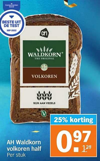 AH Waldkorn Volkoren Half Aanbieding Bij Albert Heijn 1Folders Nl