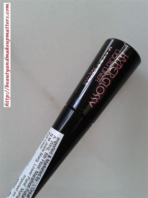 Maybelline Hyper Glossy Liquid Liner Black Review Beauty Fashion Lifestyle Blog