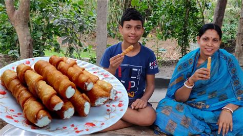 দোকানের মতো খাস্তা মুচমুচে ক্রিমরোল এখন বাড়িতে খুব সহজেই বানিয়ে ফেলুন