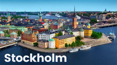 Stockholm City Tour Ultra HD Stockholm Sweden Stockholm Drone View