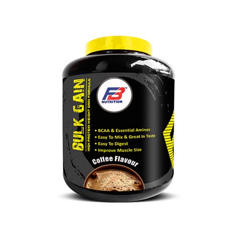 Buy Fb Nutrition Bulk Gain Weight Management Powder Coffee Flavour 3 Kg Online At Best Price