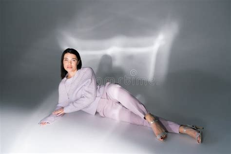 Full Length Of Brunette Woman In Stock Image Image Of Model Sensual