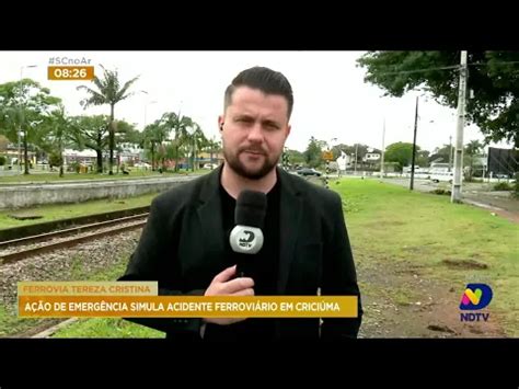 Ferrovia Tereza Cristina ação de emergência simula acidente