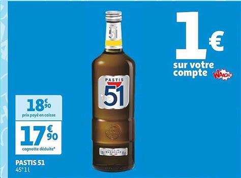 Promo Pastis 51 Chez Auchan ICatalogue Fr