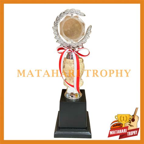 Jual Piala Satuan Silver Batu Marmer Onyx Trophy A34 Kota Depok