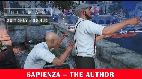 Hitman Sapienza The Author Patient Zero DLC Suit Only No Hud