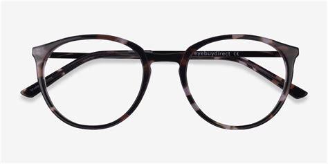 Mindful Round Ivory Tortoise Silver Full Rim Eyeglasses Eyebuydirect Canada