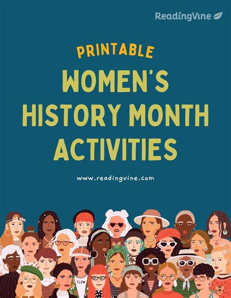 Women's History Month Activities | ReadingVine